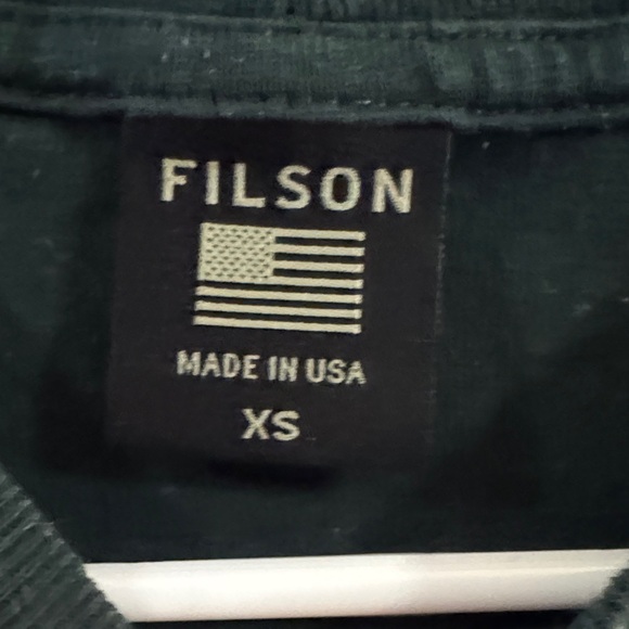 Filson green Kraken Seattle Hockey Long Sleeve Shirt - Picture 3 of 4